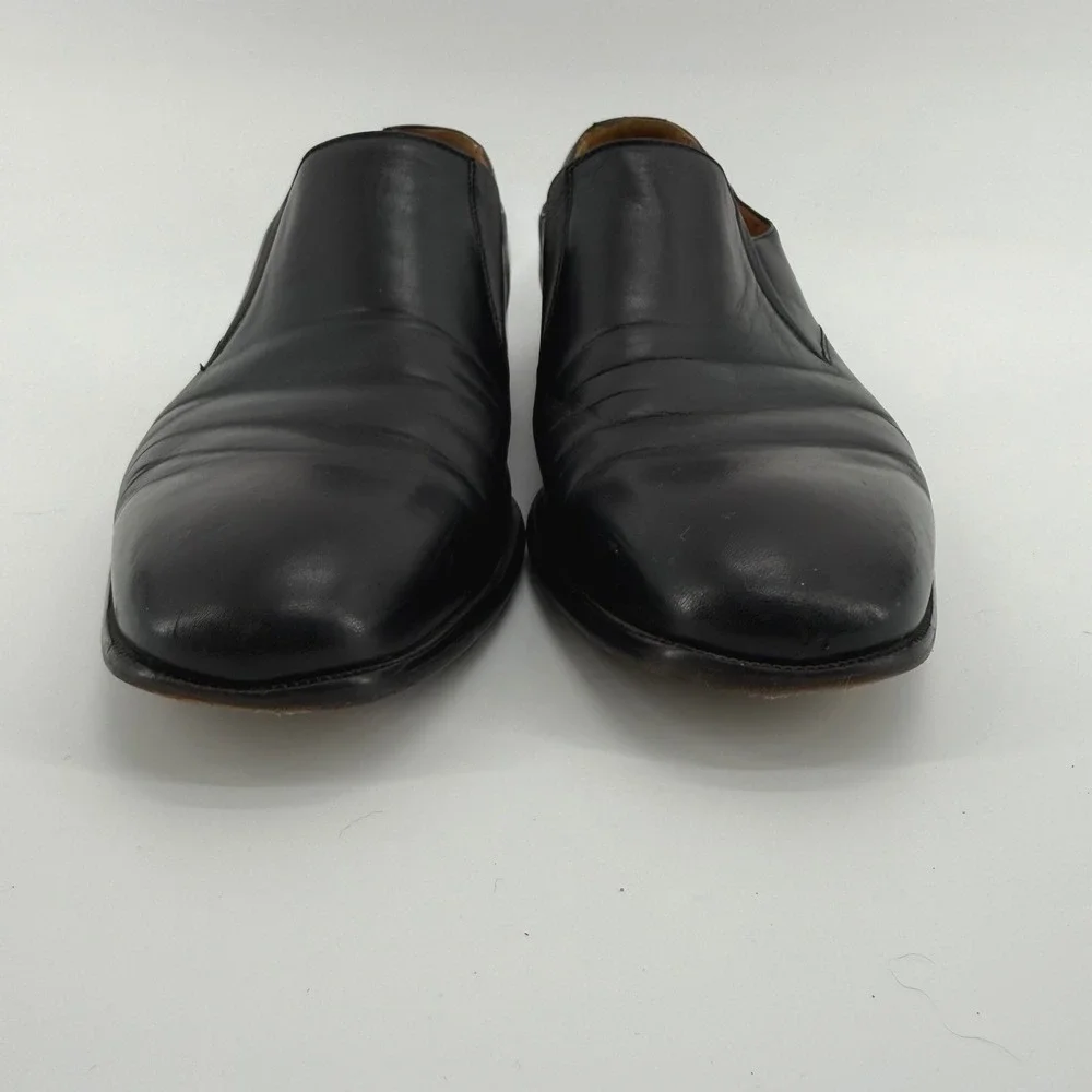 Magnanni Mens Black Leather Slip On Loafers Made in Spain US 10 M EU‎ 43.5